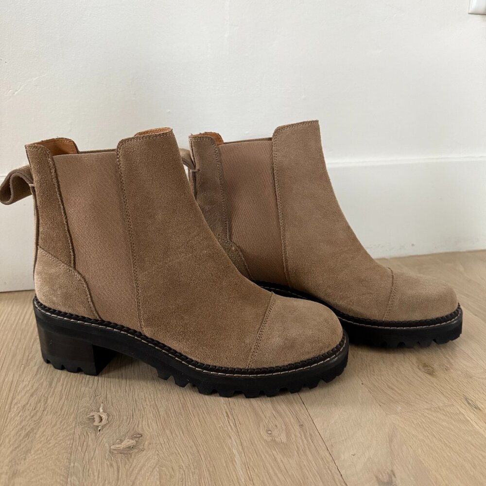 See by Chloe Mallory Block Heel Chelsea Boots